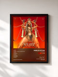 #noir Tableau de l'album 111 DELUXE de Pabllo Vittar, cadre noir, imprimé et encadré en France
