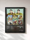 #noir Tableau de l'album Los Ep'S Originales Remasterizados Vol.2 de Duo Dinamico, cadre noir, imprimé et encadré en France