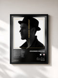 #noir Tableau de l'album Konturen (Special Edition) de Johannes Oerding, cadre noir, imprimé et encadré en France