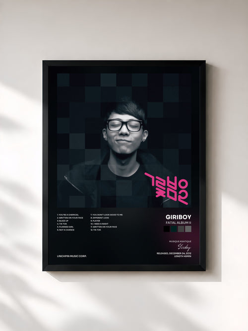 Giriboy · Fatal Album II — Affiche encadrée