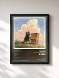 #noir Tableau de l'album SCRUBB : Piano Común, Vol.3 de Scrubb, cadre noir, imprimé et encadré en France