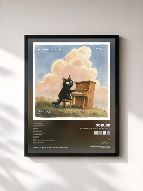Scrubb · SCRUBB : Piano Común, Vol.3 — Affiche encadrée