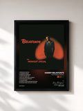 #noir Tableau de l'album The Midnight Special de Harry Belafonte, cadre noir, imprimé et encadré en France