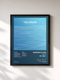 #noir Tableau de l'album The Spring (Original Score) de Sleeping At Last, cadre noir, imprimé et encadré en France