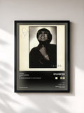 #noir Tableau de l'album Stars de Sylvester, cadre noir, imprimé et encadré en France