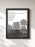 #noir Tableau de l'album Christmas with My Friends VII de Nils Landgren, cadre noir, imprimé et encadré en France