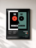 #noir Tableau de l'album The Madness de Madness, cadre noir, imprimé et encadré en France