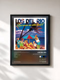 #noir Tableau de l'album ¡¡Qué Verano Me Estás Dando!! (Remasterizado 2022) de Los Del Río, cadre noir, imprimé et encadré en France