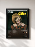 #noir Tableau de l'album Cilla de Cilla Black, cadre noir, imprimé et encadré en France