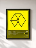 #noir The 2nd Album Repackage ‘LOVE ME RIGHT’ di EXO in stampa incorniciata, cornice nera, stampata e incorniciata in Francia