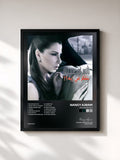 #noir Tableau de l'album Betfakar Fi Eih de Nancy Ajram, cadre noir, imprimé et encadré en France