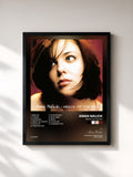 #noir Tableau de l'album Wreck of the Day de Anna Nalick, cadre noir, imprimé et encadré en France