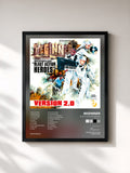 #noir Tableau de l'album Blast Action Heroes (Version 2.0) de Beginner, cadre noir, imprimé et encadré en France