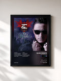 #noir Tableau de l'album Los Monsters de Elvis Crespo, cadre noir, imprimé et encadré en France