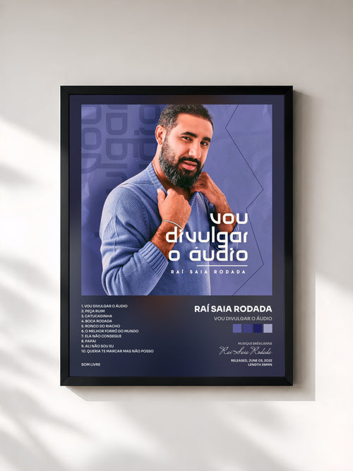 Raí Saia Rodada · Vou Divulgar o Áudio — Affiche encadrée