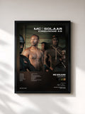 #noir Tableau de l'album Cinquième as de MC Solaar, cadre noir, imprimé et encadré en France