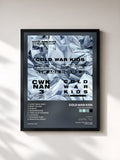 #noir Tableau de l'album New Age Norms 3 de Cold War Kids, cadre noir, imprimé et encadré en France