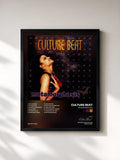 #noir Tableau de l'album Metamorphosis de Culture Beat, cadre noir, imprimé et encadré en France