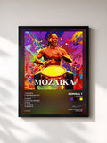 #noir Tableau de l'album Mozaïka de Admiral T, cadre noir, imprimé et encadré en France