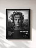 #noir Tableau de l'album Yours de Isak Danielson, cadre noir, imprimé et encadré en France
