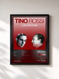 #noir Tableau de l'album Les femmes de Tino Rossi, cadre noir, imprimé et encadré en France