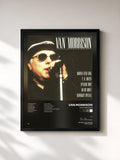 #noir Tableau de l'album Van Morrison de Van Morrison, cadre noir, imprimé et encadré en France