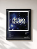 #noir Tableau de l'album Revanche de Fresno, cadre noir, imprimé et encadré en France