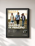 #noir Tableau de l'album Uma Questão de Principio de D.a.M.A, cadre noir, imprimé et encadré en France