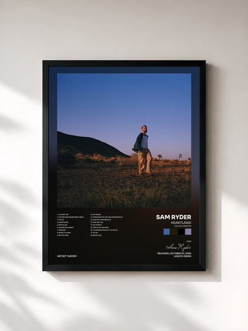Sam Ryder · Heartland (Deluxe Version) — Affiche encadrée