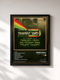 #noir Tableau de l'album Tenement Yard Riddim de Inner Circle, cadre noir, imprimé et encadré en France