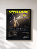 #noir Tableau de l'album We Want Bass de Dizzee Rascal, cadre noir, imprimé et encadré en France