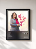 #noir Tableau de l'album Milagre de Midian Lima, cadre noir, imprimé et encadré en France
