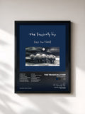 #noir Tableau de l'album Day For Night de The Tragically Hip, cadre noir, imprimé et encadré en France