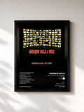 #noir Tableau de l'album 1951 - 2011 Soft Rock Legend (Re- Recorded) de Andrew Gold, cadre noir, imprimé et encadré en France