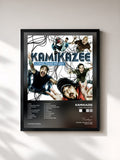 #noir Tableau de l'album Long Time Noisy de Kamikazee, cadre noir, imprimé et encadré en France