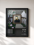 #noir Tableau de l'album Weight in Gold (The Remixes) de Gallant, cadre noir, imprimé et encadré en France
