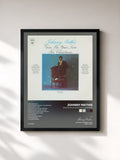 #noir Tableau de l'album Give Me Your Love For Christmas de Johnny Mathis, cadre noir, imprimé et encadré en France
