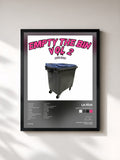 #noir Tableau de l'album EMPTY THE BIN VOL.2 de La Fève, cadre noir, imprimé et encadré en France