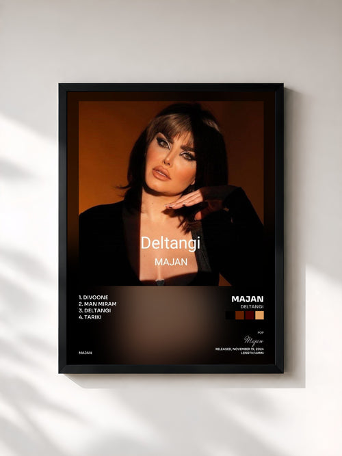 Majan · Deltangi — Affiche encadrée