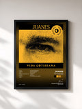 #noir Tableau de l'album Vida Cotidiana (Deluxe Version) de Juanes, cadre noir, imprimé et encadré en France