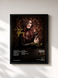 #noir Tableau de l'album Pieces of Me de Tiffany, cadre noir, imprimé et encadré en France