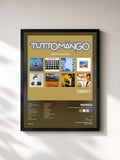 #noir Tableau de l'album Tutto mango: Oro e Platino de Mango, cadre noir, imprimé et encadré en France