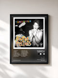 #noir Tableau de l'album Nonstop Feeling de Turnstile, cadre noir, imprimé et encadré en France