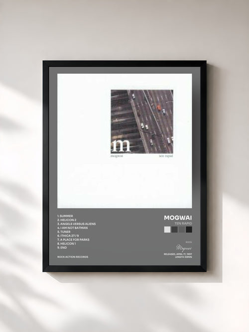Mogwai · Ten Rapid — Affiche encadrée