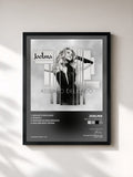 #noir Tableau de l'album Assunto Delicado de Joelma, cadre noir, imprimé et encadré en France