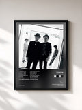 #noir Tableau de l'album Outta Here de Tosca, cadre noir, imprimé et encadré en France