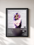 #noir Tableau de l'album Everyday Living de Justine Skye, cadre noir, imprimé et encadré en France