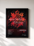 #noir Tableau de l'album Aaron Neville's Soulful Christmas de Aaron Neville, cadre noir, imprimé et encadré en France