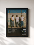#noir Tableau de l'album Eu Nunca Fui Embora (Deluxe) de Fresno, cadre noir, imprimé et encadré en France