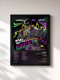 #noir Tableau de l'album Who The F#*ck Is B.o.B? de B.o.B, cadre noir, imprimé et encadré en France